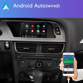 Kit За Audi A5, S5 2009-2016 Без MMI OEM Актуализация на екрана MuItimedia Интерфейс CarPlay Android Декодер Кутия