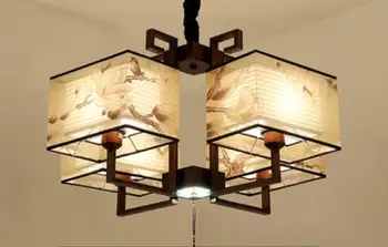 Лампа за дневна нов китайски тавана лампа в китайски стил led прост, модерен, с начало правоъгълен творчески лампа за спални