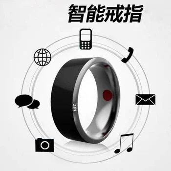 NFC Смарт Пръстени От Титанов Стомана Смартфон Отключване на Върха на Пръста Интелигентна Носимое Устройство Аксесоари Умни Бижута Унисекс
